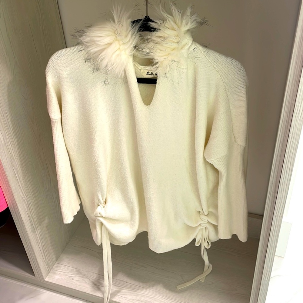 Selfie Couture faux fur hoodie